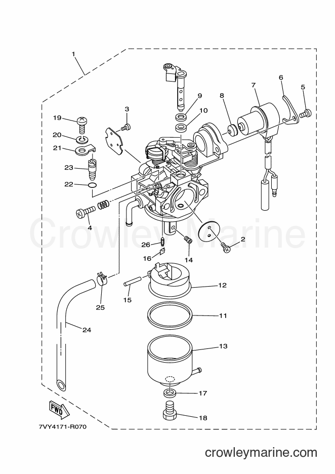 2015 Snowblower YS1070J - YS1070J (7VY4) [010] - CARBURETOR