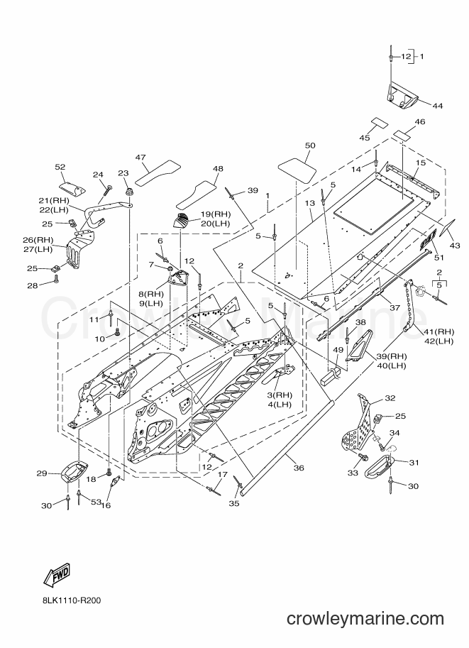 2016 Snowmobile SRV10XS2 - SRV10XS2 (8LK1) [010] - FRAME 2