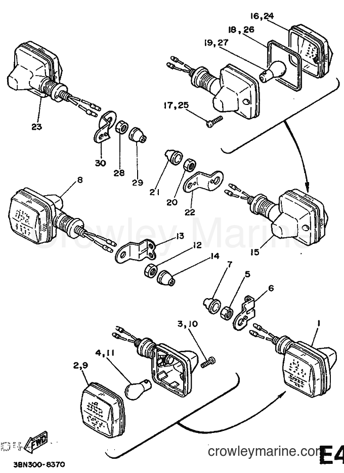 1989 Dirt Bike DT125R - DT125R (3PY2) [999] - FLASHER LIGHT