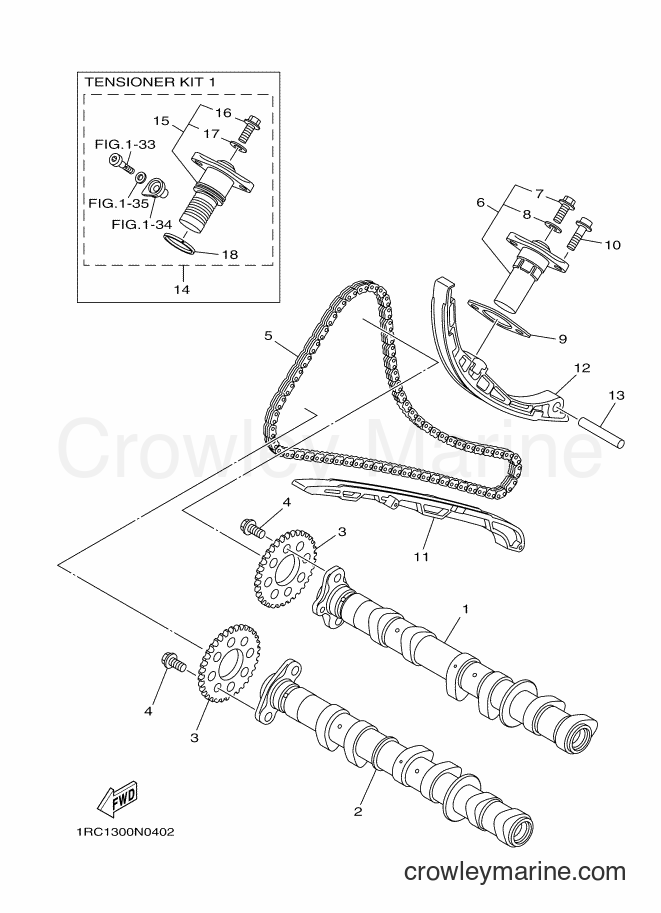 2014 Street Bike MT09A - MT09A (2DRD) [010] - CAMSHAFT & CHAIN