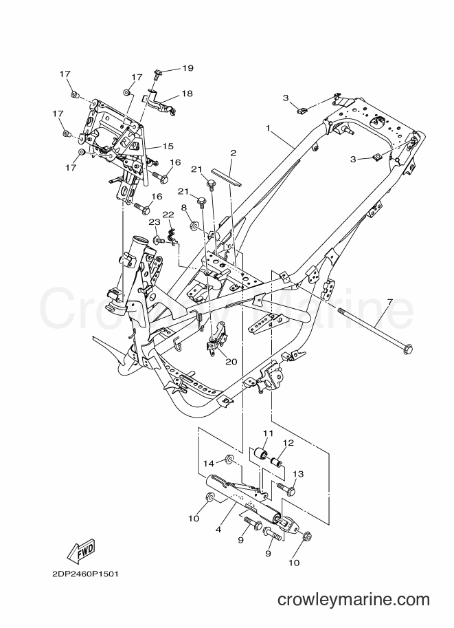 2015 Street Bike GPD150 - GPD150 (2DP2) [010] - FRAME
