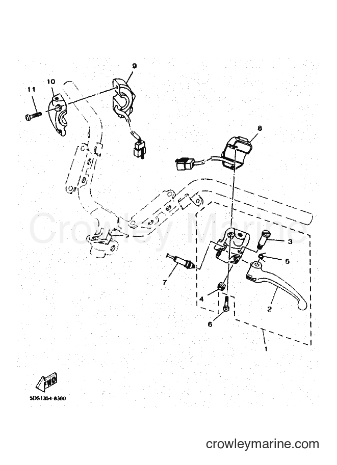 Yamaha Motors YP125E (5DSF) [999] - HANDLE SWITCH & LEVER