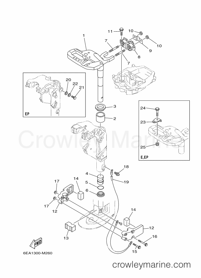 Yamaha Motors FT9.9LEL (6EA2) [120] - BRACKET 3