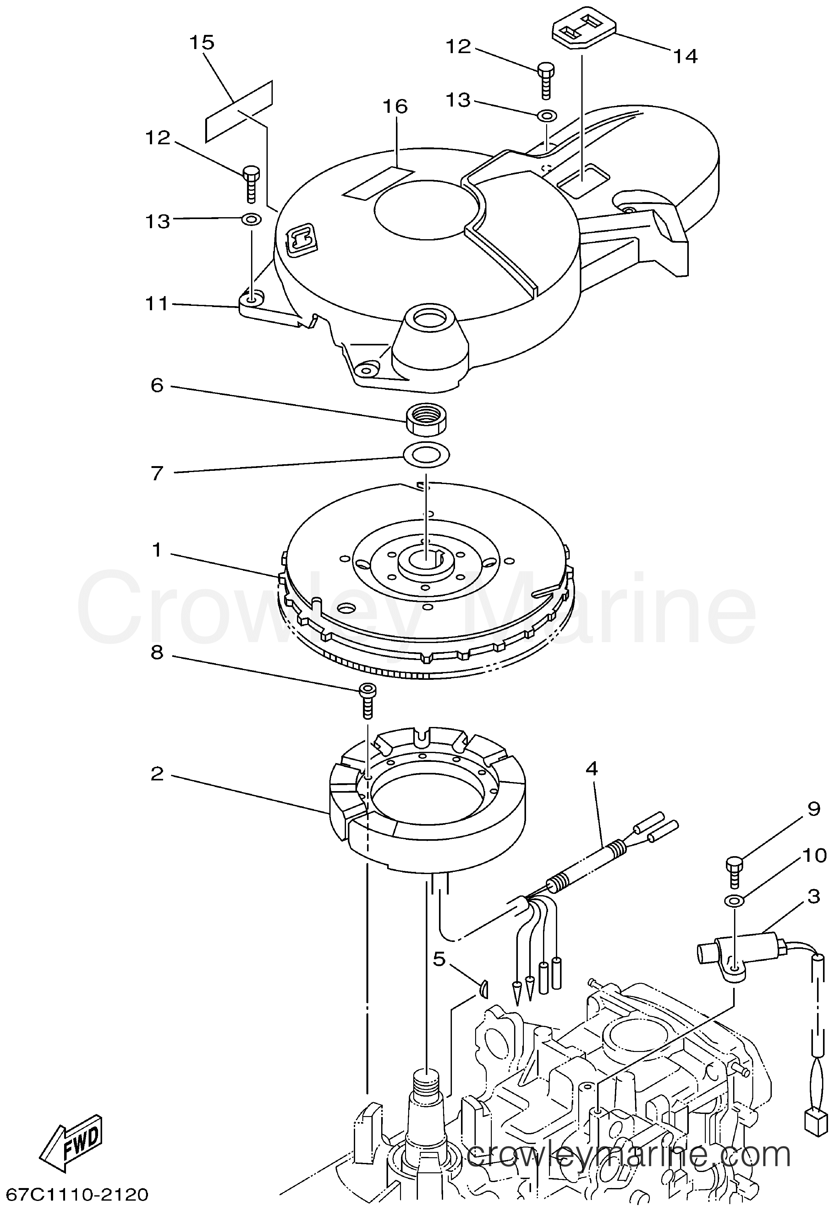 Yamaha Motors F40MJHA - GENERATOR