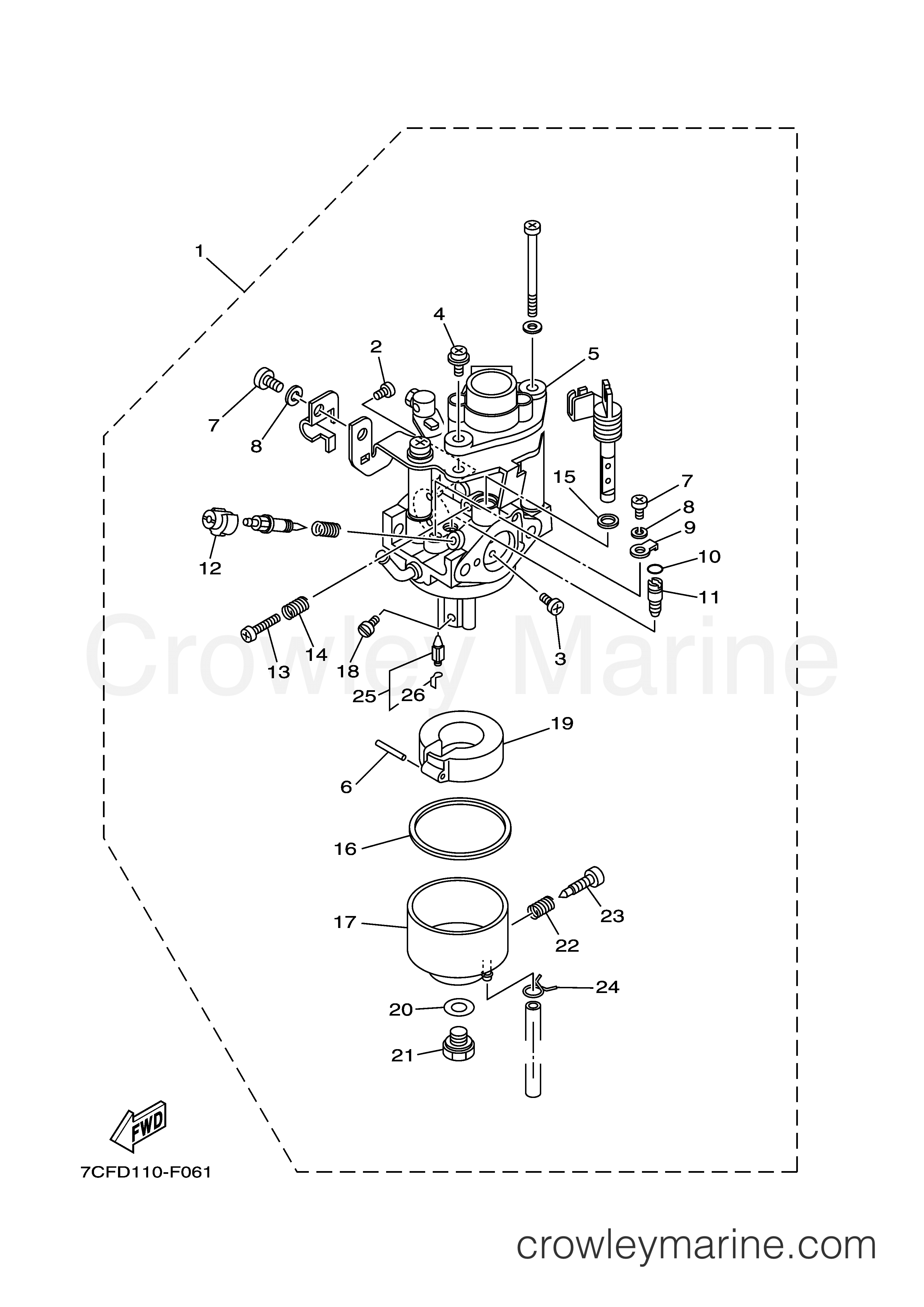 Yamaha Motors EF2400ISJ - CARBURETOR