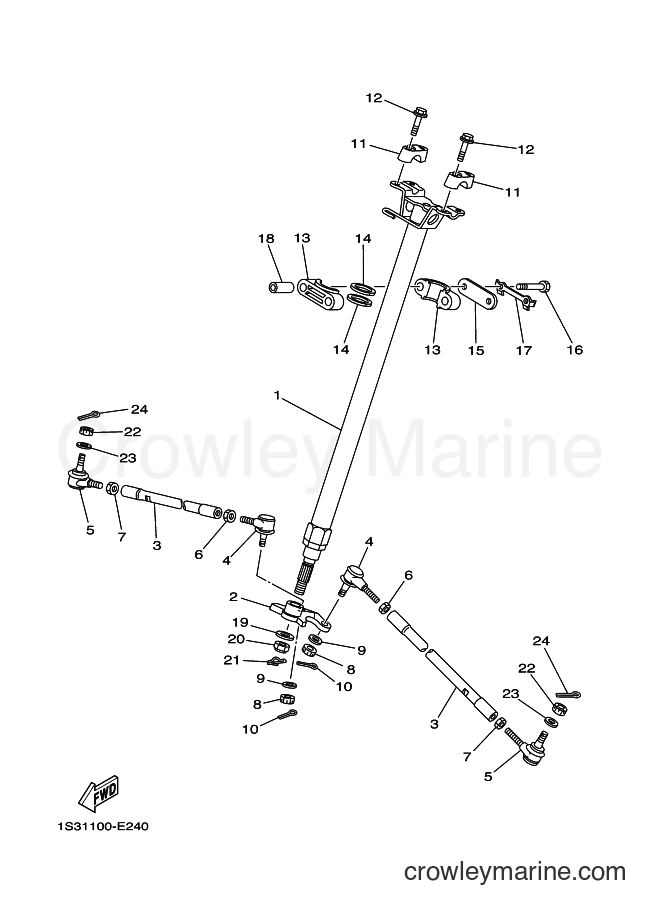 Yamaha Motors YFM700R (1ASJ) [010] - STEERING