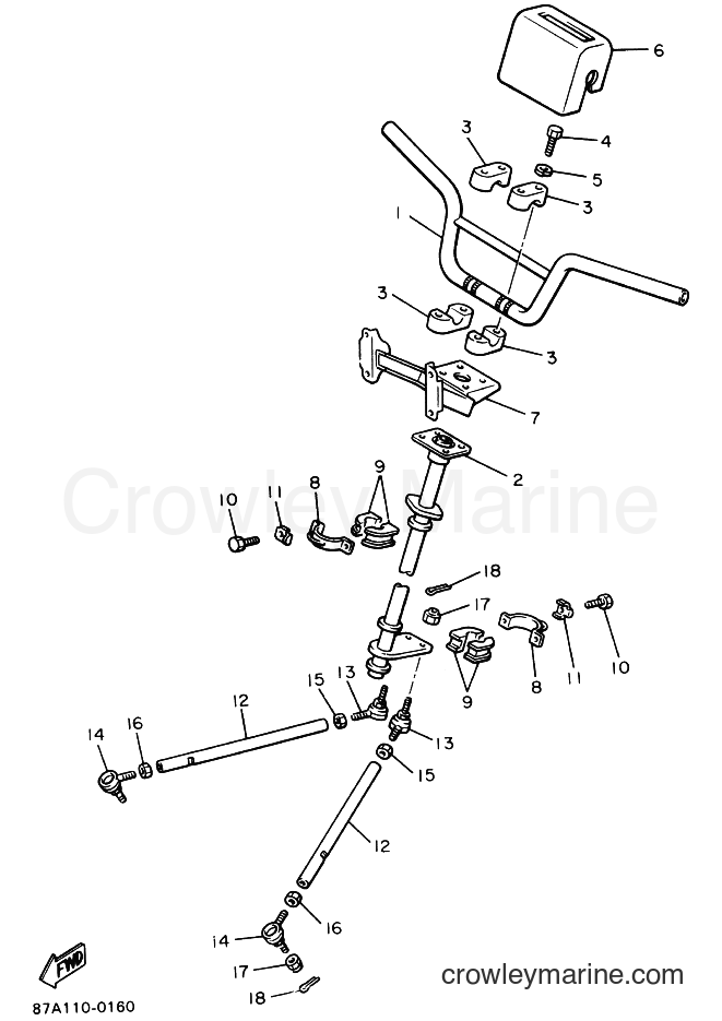 Yamaha Motors SV125E (88B1) [020] - STEERING
