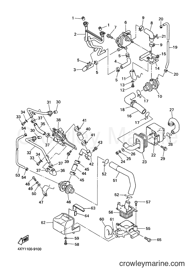 2008 Cruiser XVZ13CTS - XVZ13CTS (1D6M) [010] - AIR INDUCTION SYSTEM