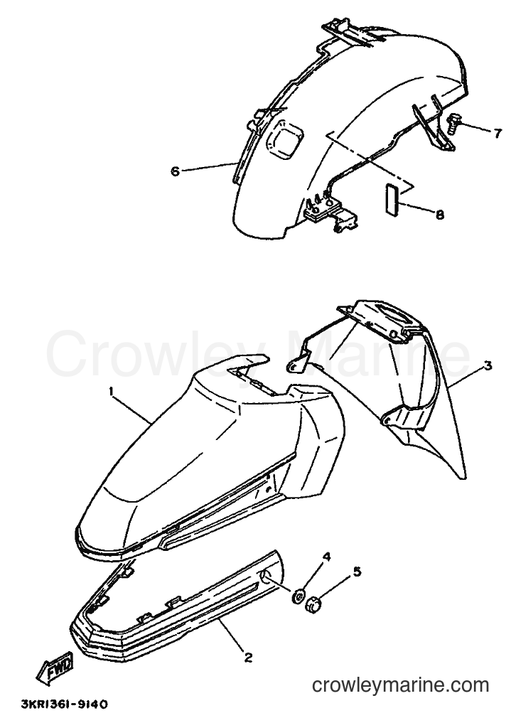 Yamaha Motors XC125 (3TE2) [999] - FENDER