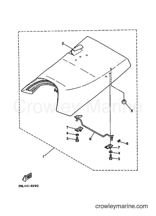 1988 ATV YFP350 - YFP350 (2TX0) [010] - SEAT