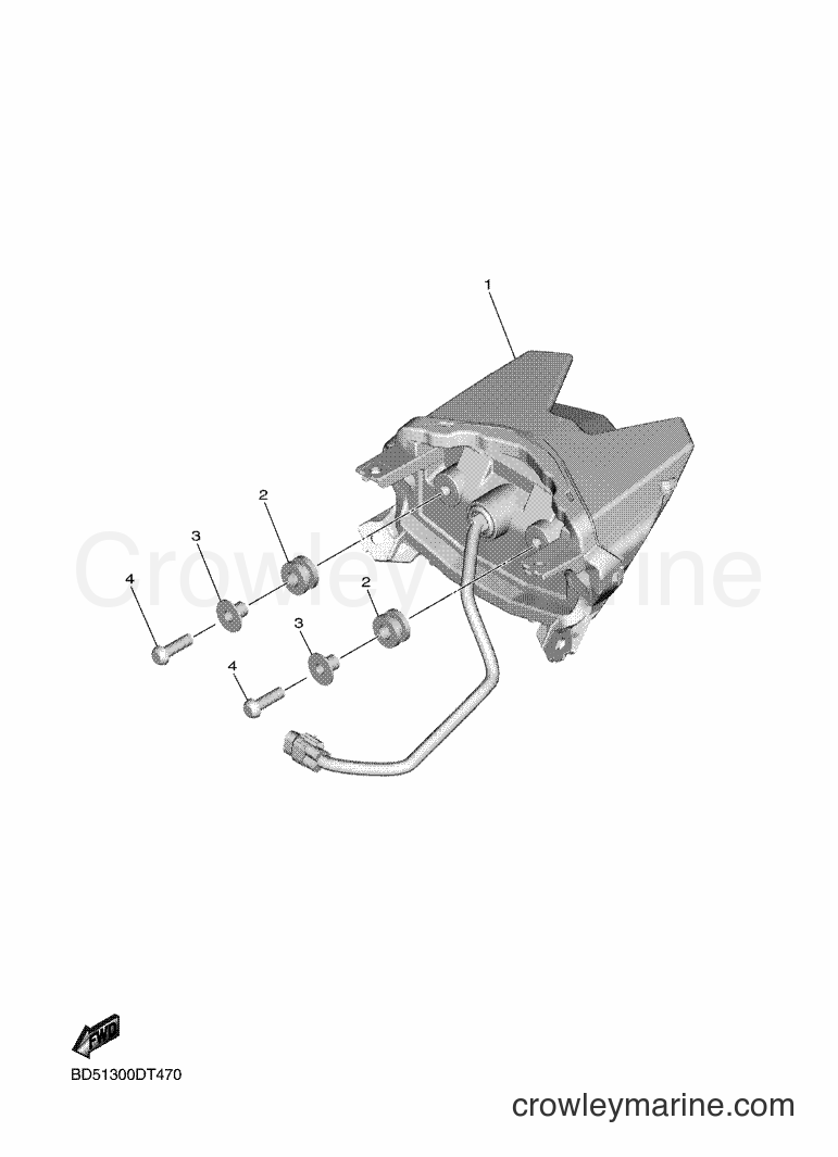 Yamaha Motors MXT850 (BD51) [060] - TAILLIGHT