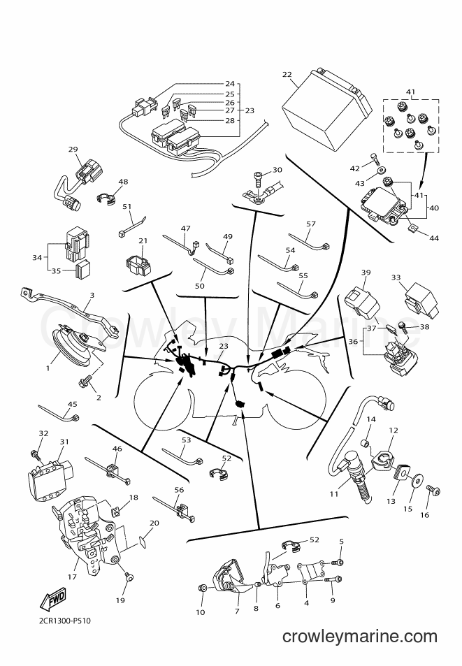 2015 Sport Bike YZF-R1 - YZF-R1 (2CR5) [010] - ELECTRICAL 2
