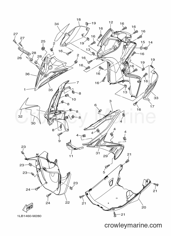 2013 Scooter AL125FC - AL125FC (1LB1) [010] - LEG SHIELD