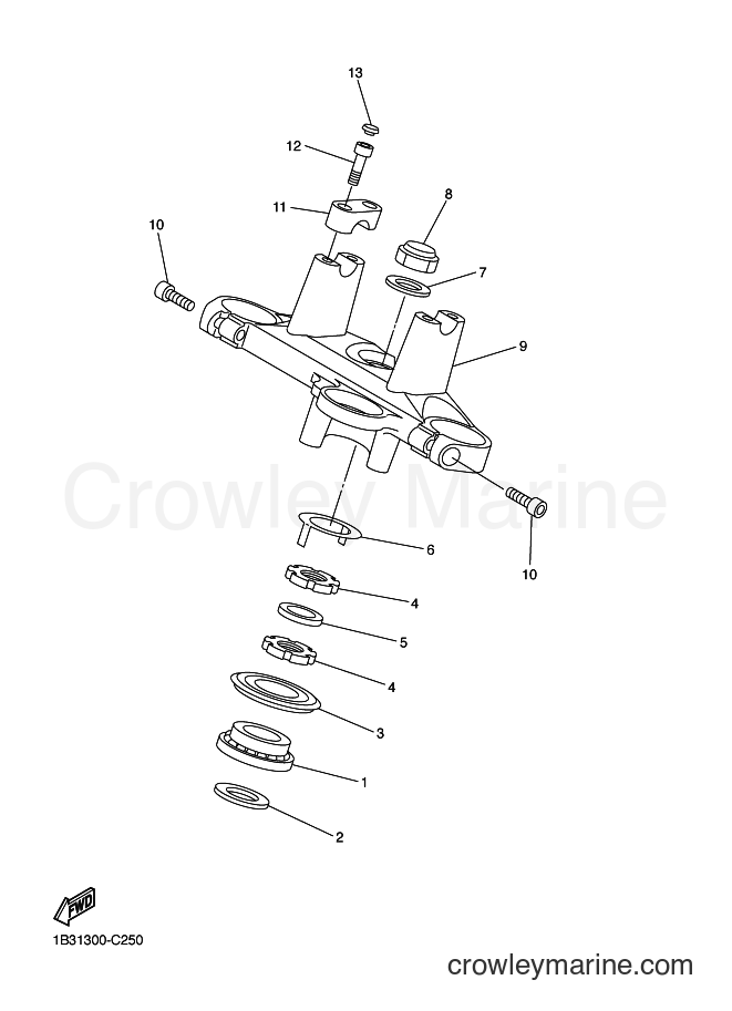 2005 Street Bike FZ6-NS - FZ6-NS (1B35) [020] - STEERING