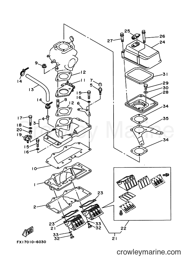 Yamaha Motors 700FX (FX1E) [010] - INTAKE