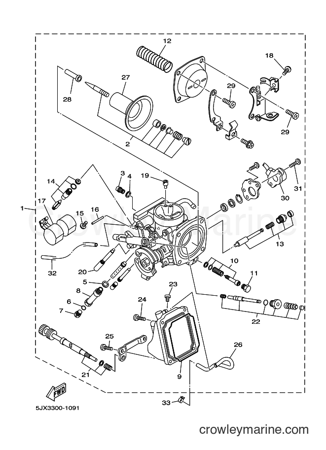 Yamaha Motors XVS125 (5JX5) [120] - CARBURETOR