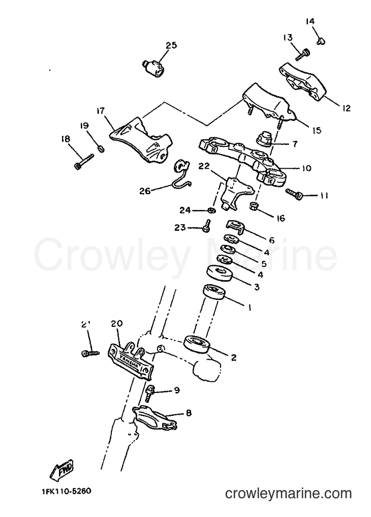 1992 Cruiser VMX1200 - VMX1200 (2EN) [999] - STEERING