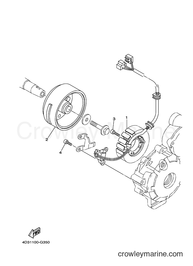 Yamaha Motors YFS250 (4D32) [010] - GENERATOR