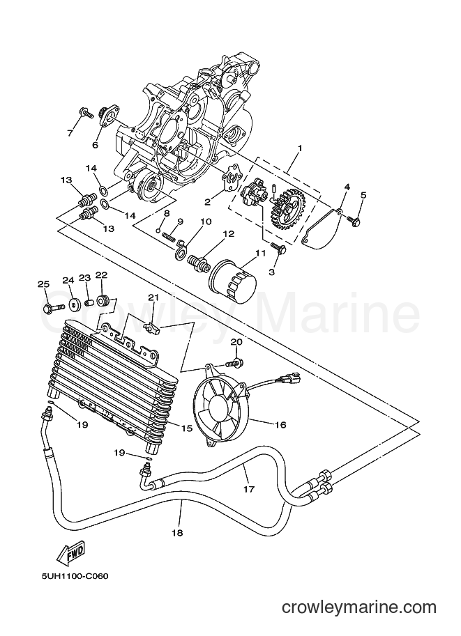 2010 ATV YFM350FWAN - YFM350FWAN (4S2N) [010] - OIL PUMP