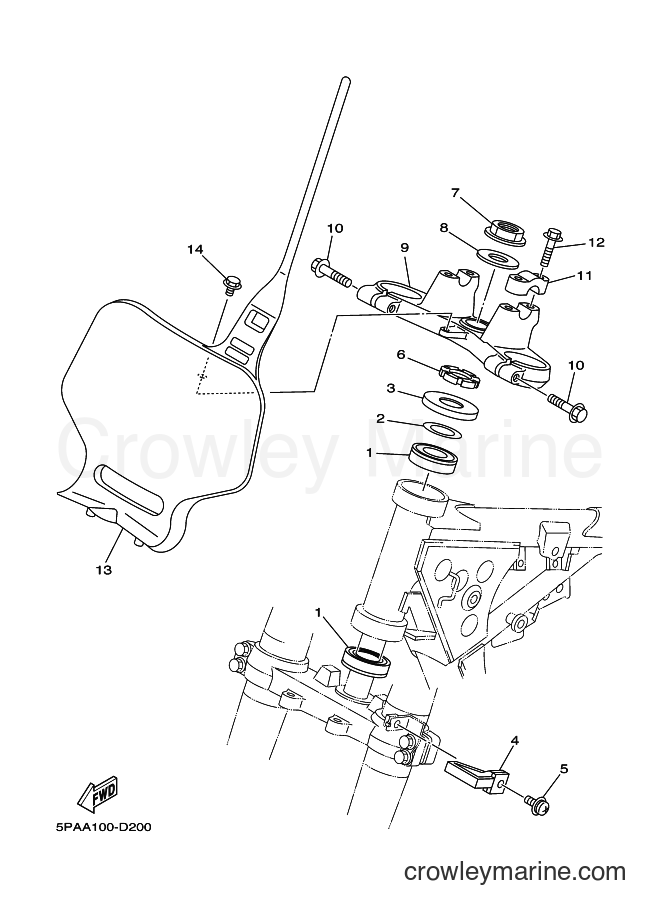 2010 Dirt Bike YZ85 - YZ85 (5PAS) [070] - STEERING