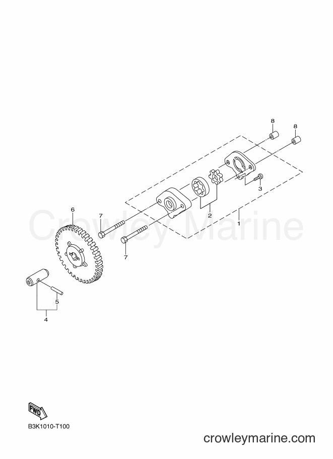 2018 Scooter CEH50D - CEH50D (B3K2) [010] - OIL PUMP
