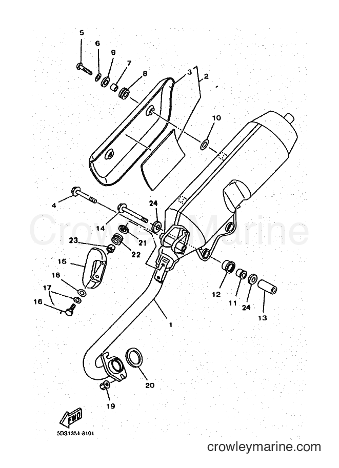 Yamaha Motors YP125E (5DSJ) [999] - EXHAUST