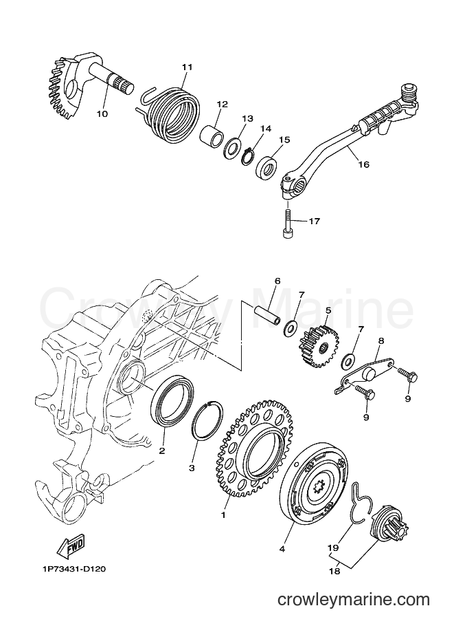 Yamaha Motors AT115C (2D51) [010] - STARTER