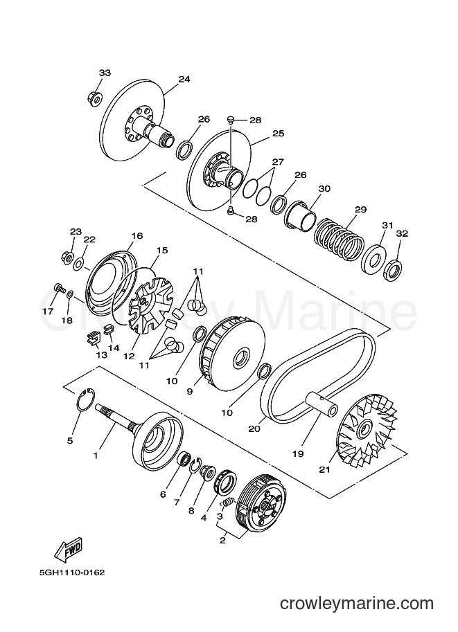2004 ATV YFM400AN - YFM400AN (5VH6) [010] - CLUTCH