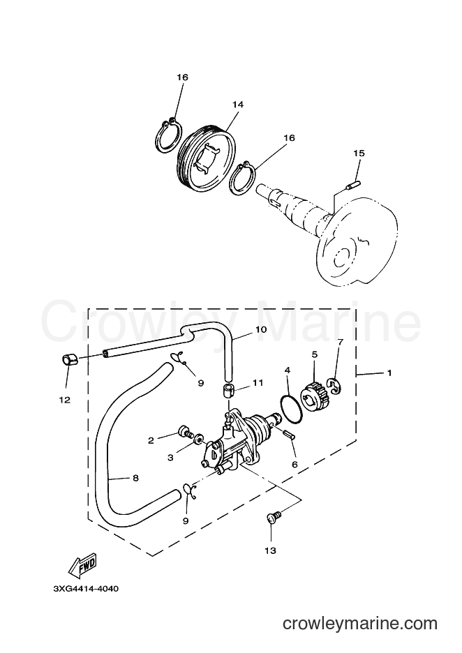 1995 Scooter YA50Z - YA50Z (4SC1) [999] - OIL PUMP