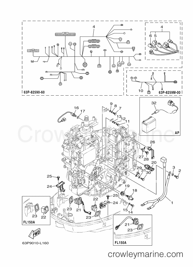 Yamaha Motors F150AET (63P9) [150] - ELECTRICAL 3