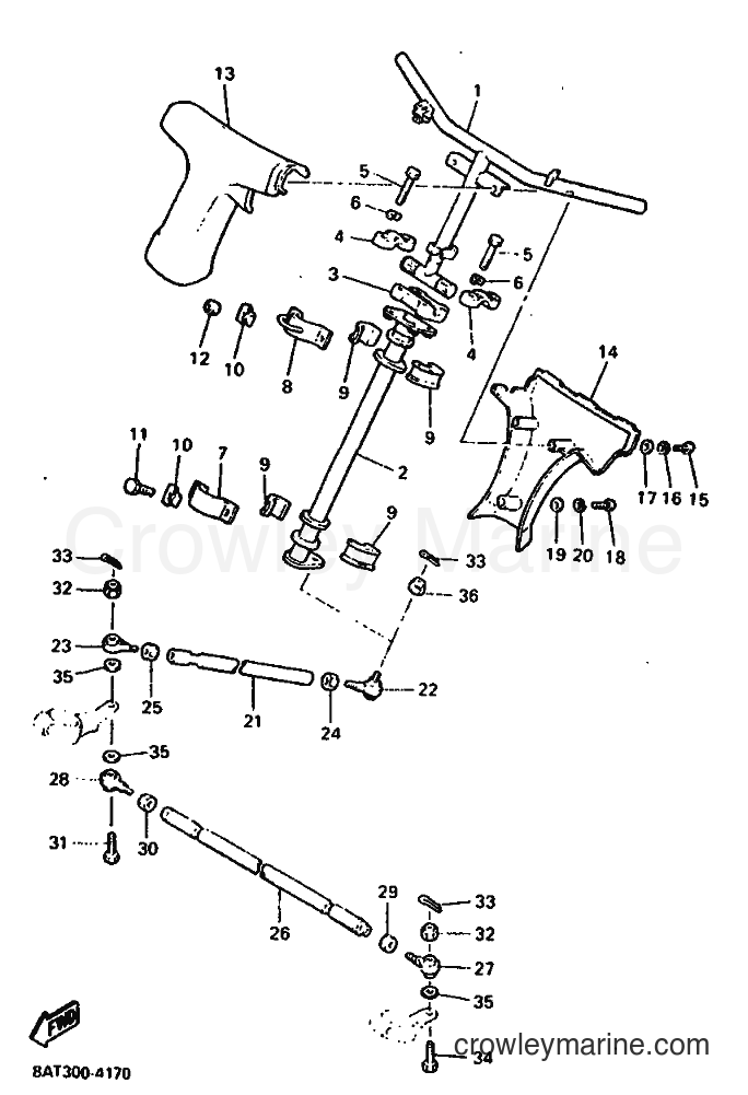 Yamaha Motors VK540E (8AT2) [010] - STEERING