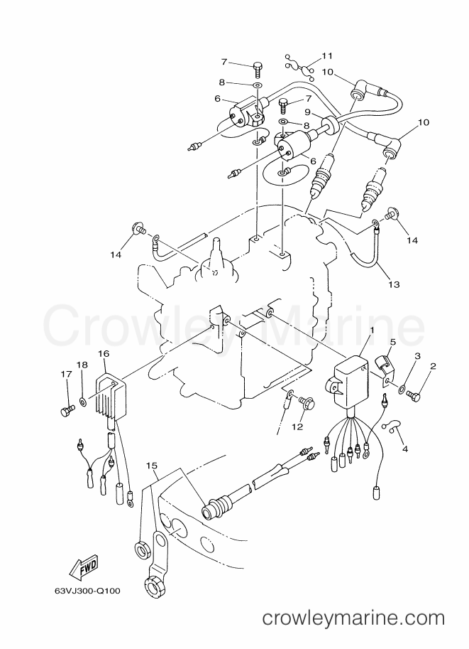 Yamaha Motors 15FMHS (63WG) [090] - ELECTRICAL