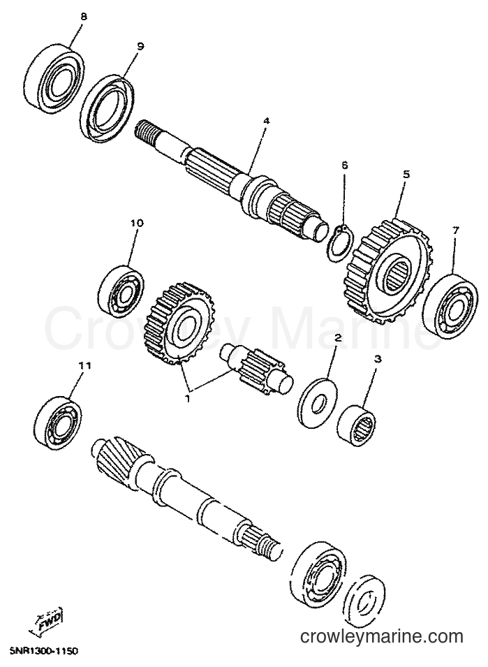 2001 Scooter YP150D - YP150D (5NS1) [010] - TRANSMISSION