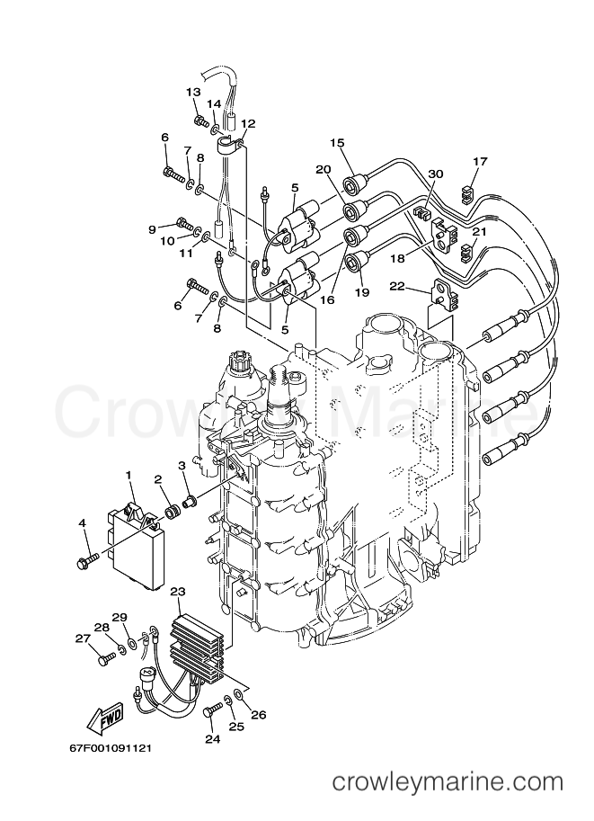 Yamaha Motors F100BETL (60C7) [060] - ELECTRICAL 1