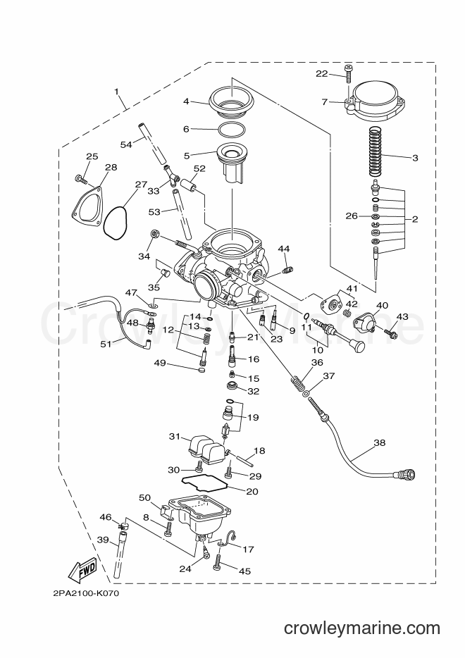 2012 ATV YFM125R - YFM125R (2PA5) [010] - CARBURETOR