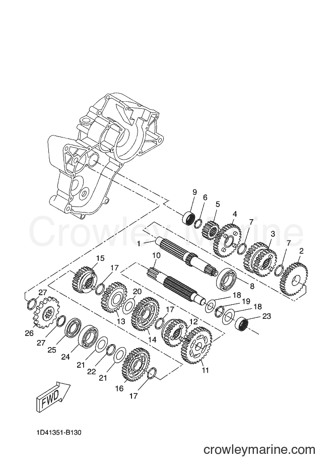 2004 Scooter DT50RSM - DT50RSM (2C36) [010] - TRANSMISSION