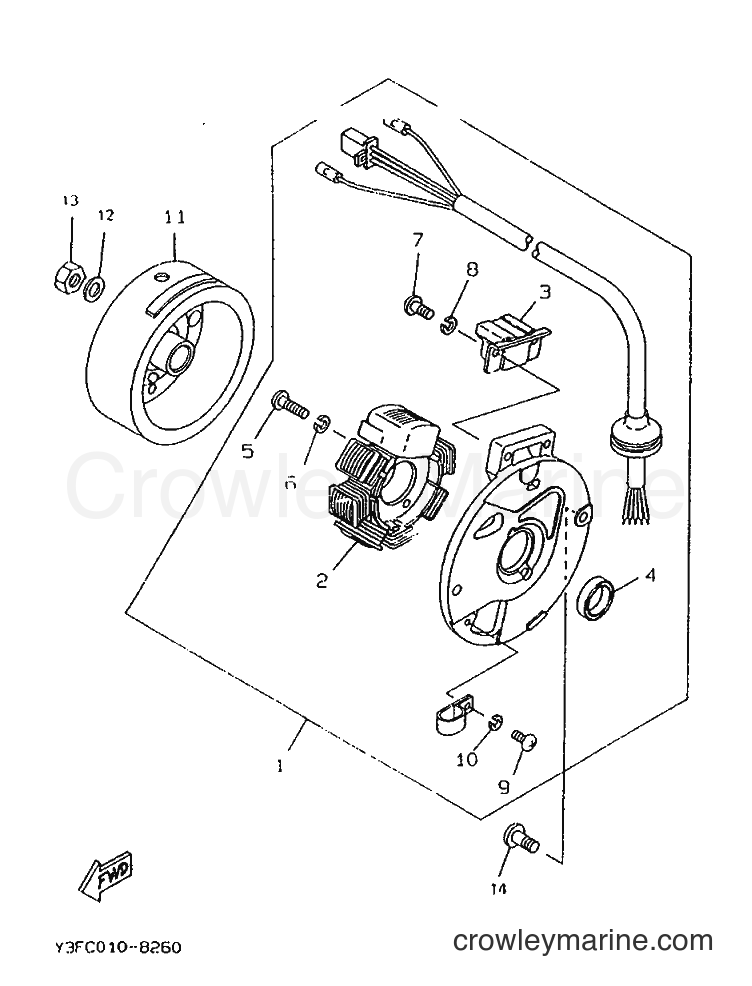 1996 Scooter CW50 - CW50 (4VV2) [999] - GENERATOR