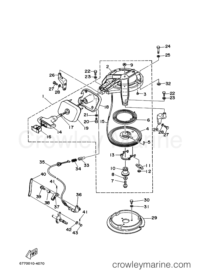 Yamaha Motors E8D (6770) [040] - STARTER