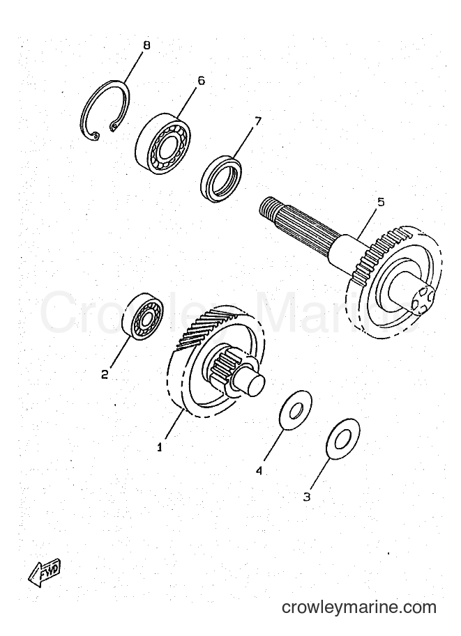 1997 Scooter CW50RSX - CW50RSX (5CD2) [010] - TRANSMISSION