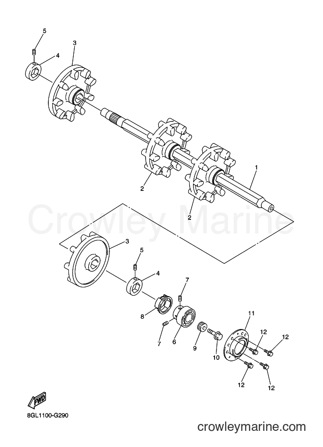 2009 Snowmobile RFX10RSS - RFX10RSS (8HK2) [010] - TRACK DRIVE 1