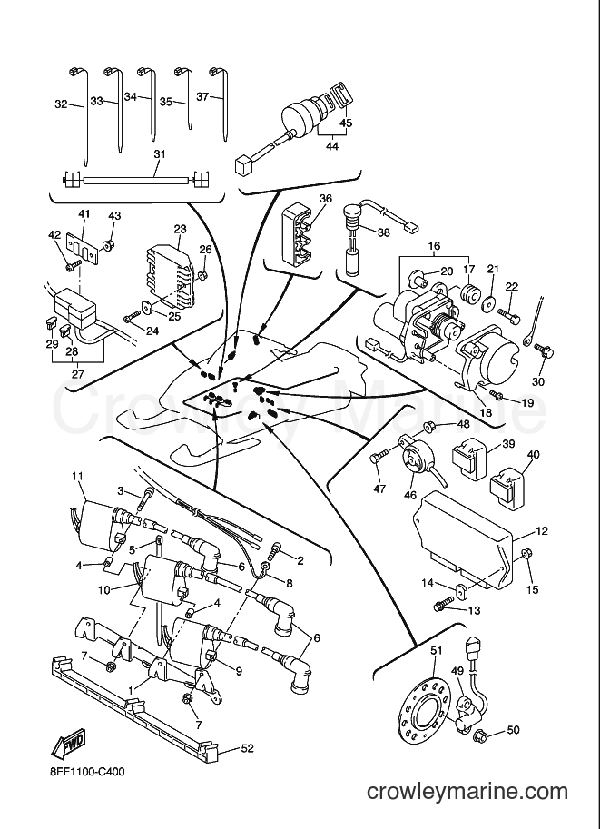 Yamaha Motors SXV70VT (8FF2) [010] - ELECTRICAL 1
