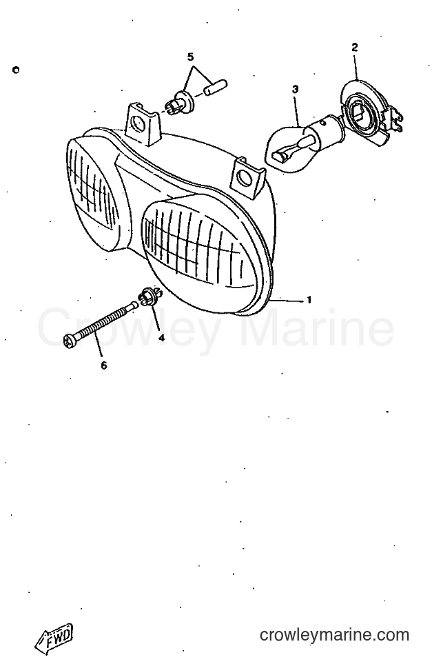1997 Scooter CW50RSX - CW50RSX (5AY1) [999] - HEADLIGHT