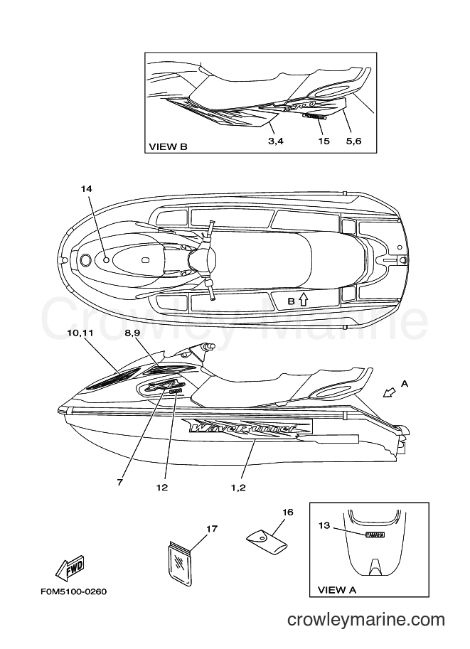 Yamaha Motors JET FOR XL700 (67E5) [01D] - GRAPHICS
