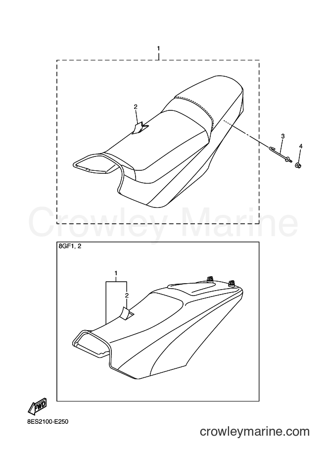 2006 Snowmobile RS10 - RS10 (8ES2) [020] - SEAT