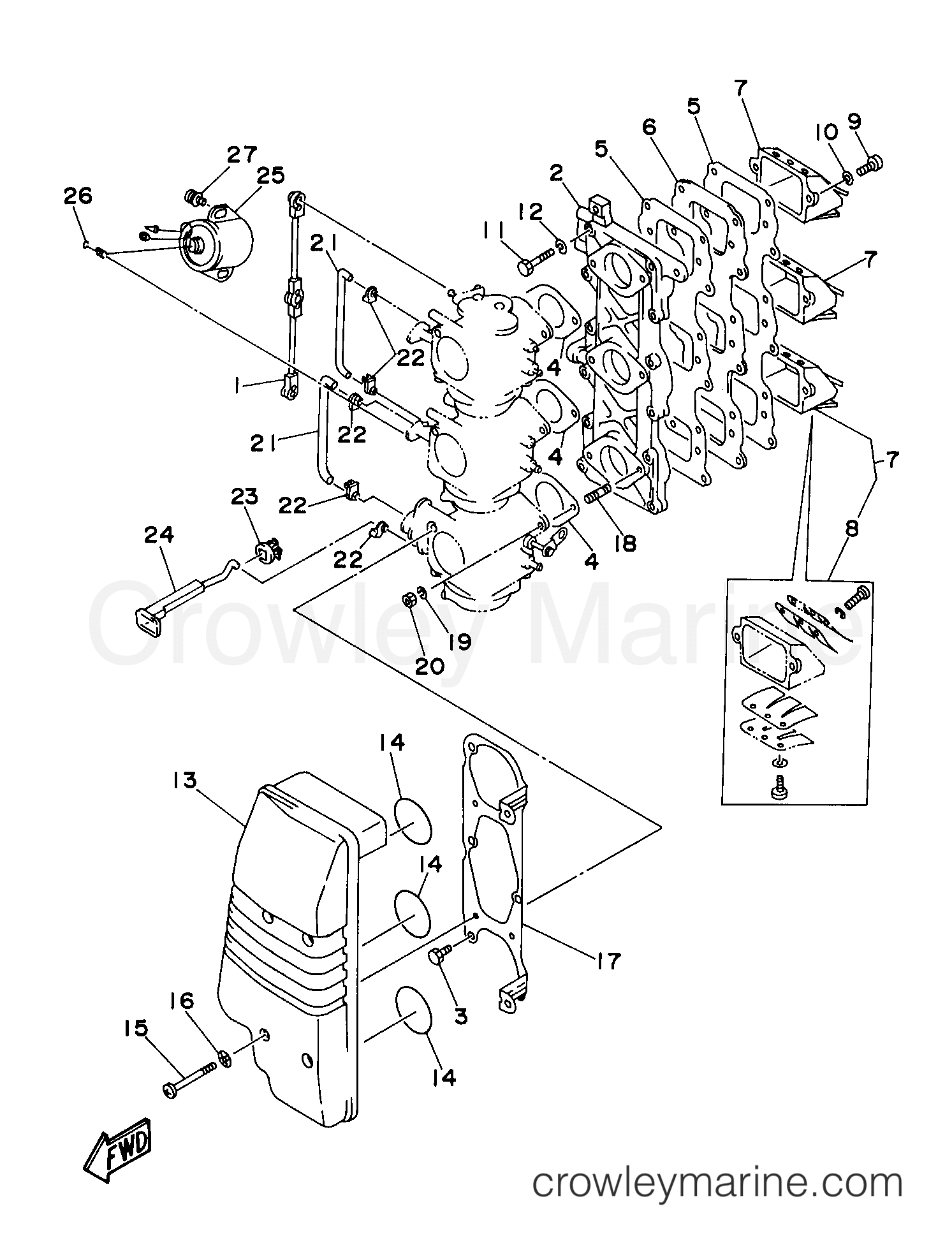 Yamaha Motors C80TLRV - INTAKE