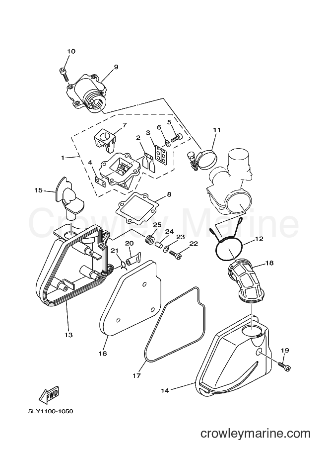Yamaha Motors YJ50R (5PP2) [010] - INTAKE