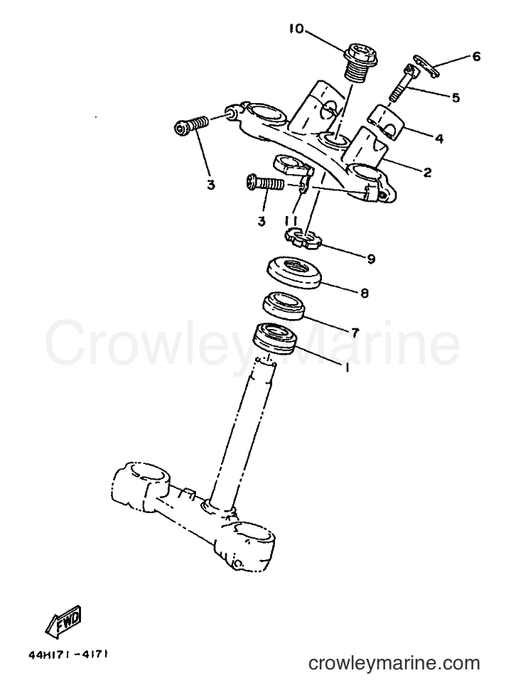 1986 Dirt Bike TY250R - TY250R (2AF) [999] - STEERING