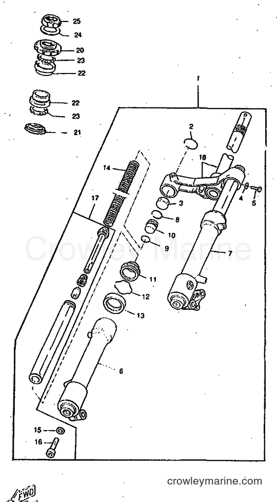 Yamaha Motors CW50RSP (4WL6) [010] - FRONT FORK