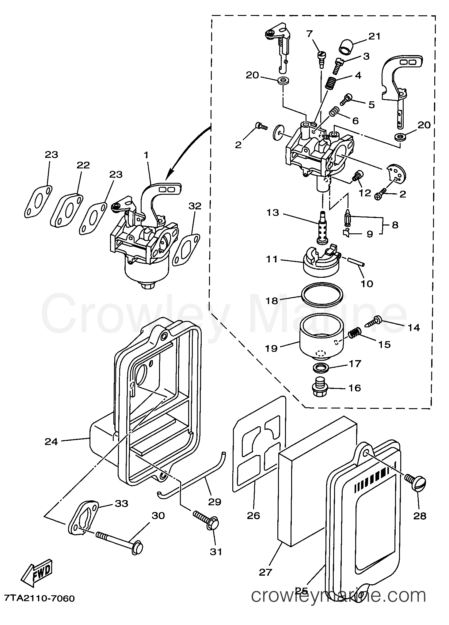 Yamaha Motors EF1000AX - INTAKE