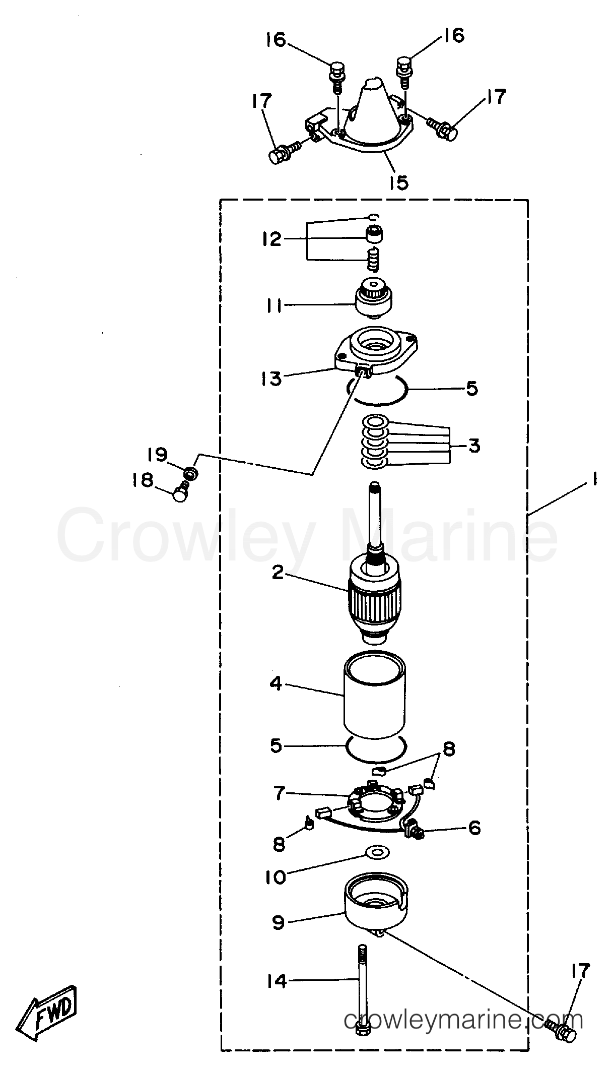 Yamaha Motors C115TLRS - STARTING MOTOR